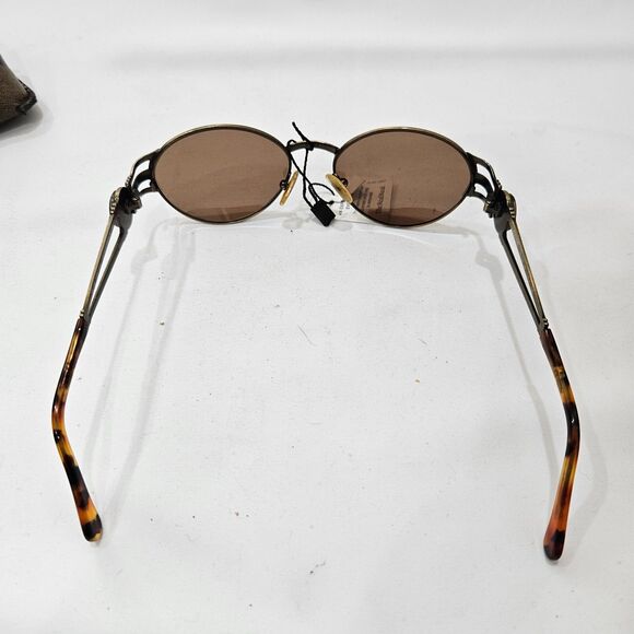 Vintage Fendi Tortoise Shell Rounded Sunglasses FS 149 Unisex Brown Frame Shades - Picture 10 of 15